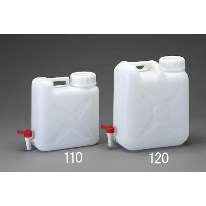 瑞穂化成工業 10L 広口ポリタンク(ケミカルコック付) 野営・キャンプ用品 4548745607307 EA508AV-110(CDC)【別送品】