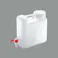 瑞穂化成工業 広口ポリタンク(ケミカルコック付) 10L EA508AV-110 4548745607307【別送品】