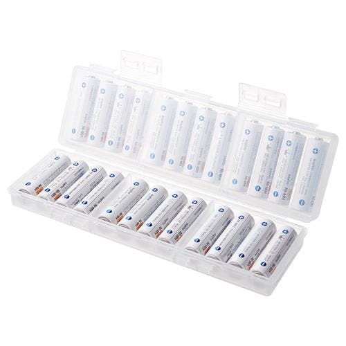 サンワサプライ 電池ケース(単3用/24本) 205x66x36mm EA508KF-12 4548745485462【別送品】