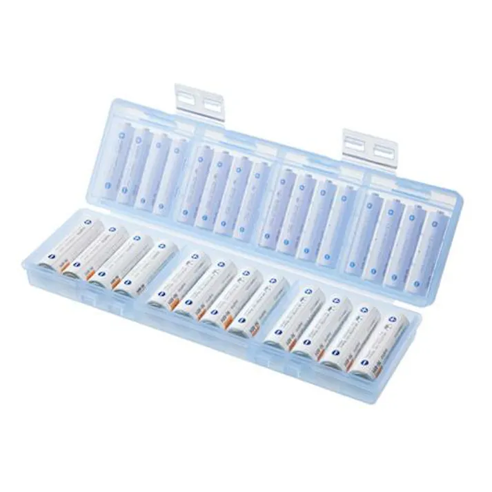 サンワサプライ 電池ケース(単3・単4用/ブルー) 120x21x90mm EA508KF-2 4548745493481【別送品】