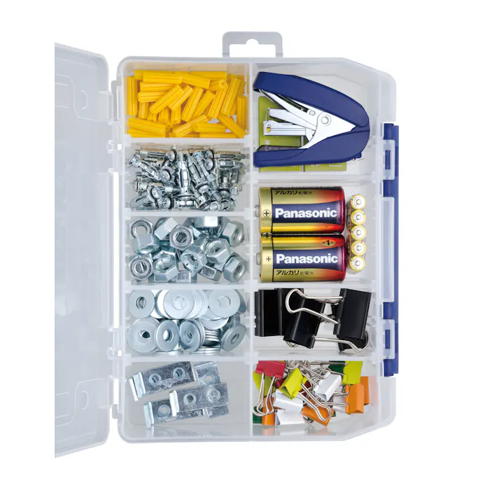 明邦化学工業(MEIHO) パーツケース(仕切板8枚) 255x190x60mm EA508ME-8 4550061033340【別送品】