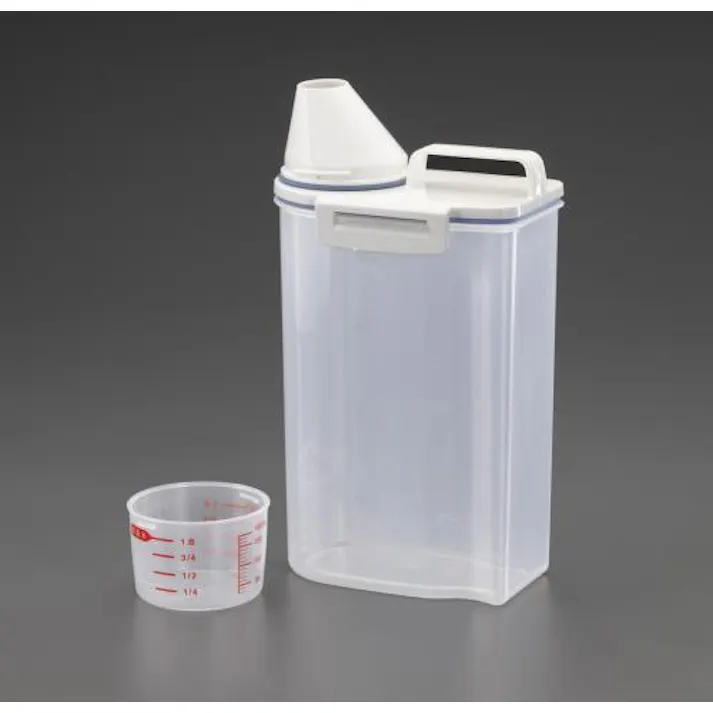 ESCO 167x110x293mm 米びつ(密閉式/2kg) 家庭電化製品 4550061056554 EA508TC-144(CDC)【別送品】
