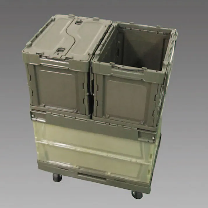 ESCOオリジナル コンテナキャリー(OD色/75L用) 650x440mm/150kg EA520AB-17 4548745244199【別送品】