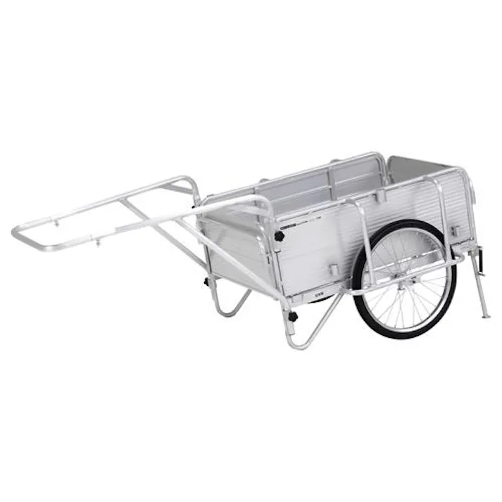 アルインコ(ALINCO) リヤカー・折畳式(側板付/アルミ製) 900x600mm EA520AG-7 4550061891728【別送品】