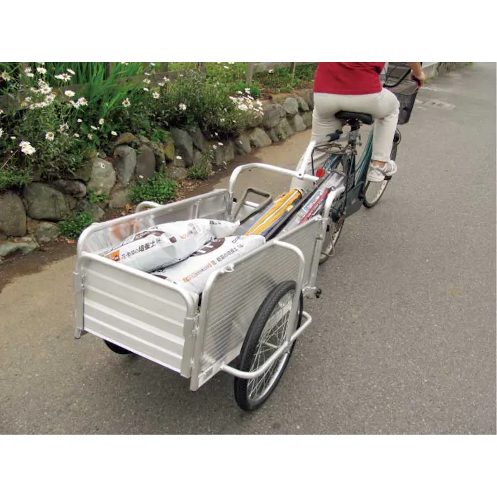 アルインコ(ALINCO) リヤカー(折畳式・自転車接続型) 1250x670mm EA520AH-1 4518340078642【別送品】