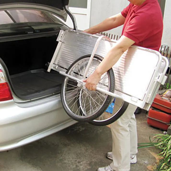 アルインコ(ALINCO) リヤカー(折畳式・自転車接続型) 1250x670mm EA520AH-1 4518340078642【別送品】