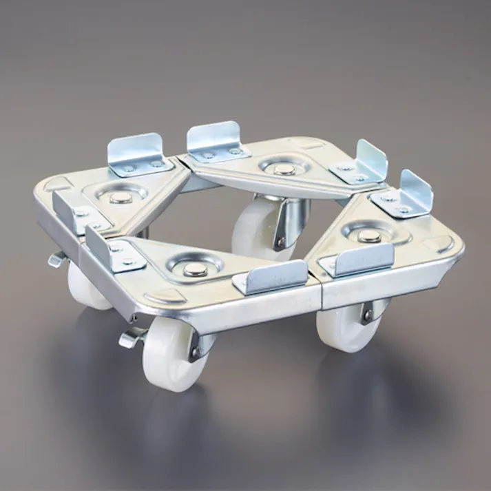 ルート工業 ドーリー(ブレーキ付) 310x410-310x410mm/200kg EA520AR-1 4550061830741【別送品】