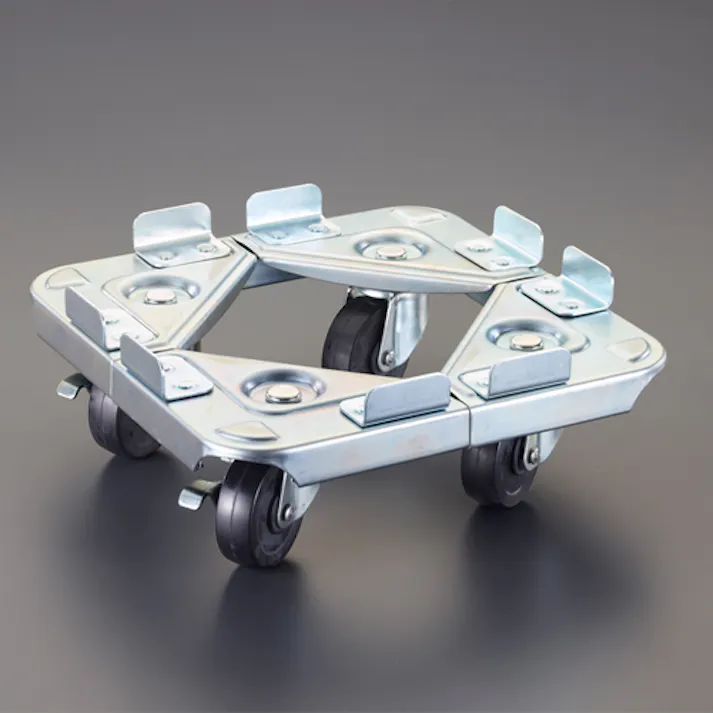 ルート工業 ドーリー(ブレーキ付) 310x610-410x710mm/150kg EA520AR-14 4550061816479【別送品】