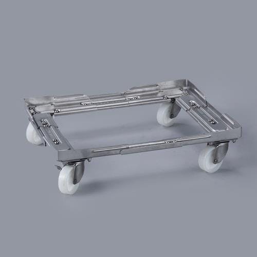 ルート工業 ドーリー(オールステンレス) 310x410-410x510mm/200kg EA520AR-81 4550061819494【別送品】