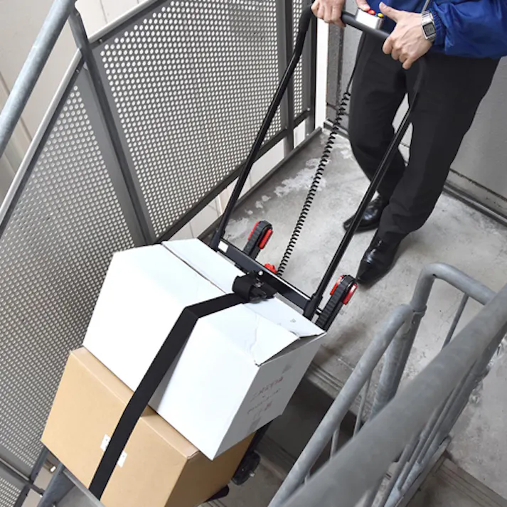 サンコー(THANKO) 電動運搬車(階段用) 480x340mm/60kg EA520BT-12 4550061825433【別送品】