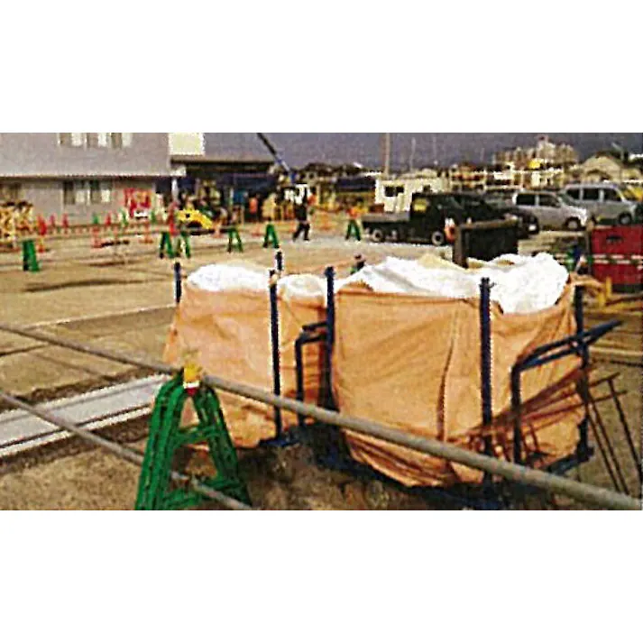 結一産業 タイヤ付フレコンスタンド 850x850mm EA520DB-30 4550061155530【別送品】