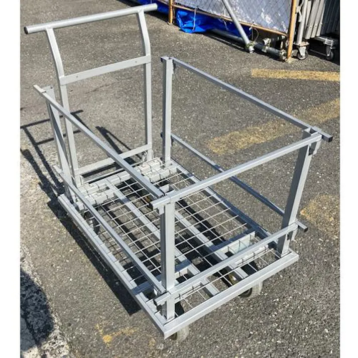 結一産業 一斗缶用運搬車(フレーム付) 600x850mm EA520DB-41 4550061881019【別送品】