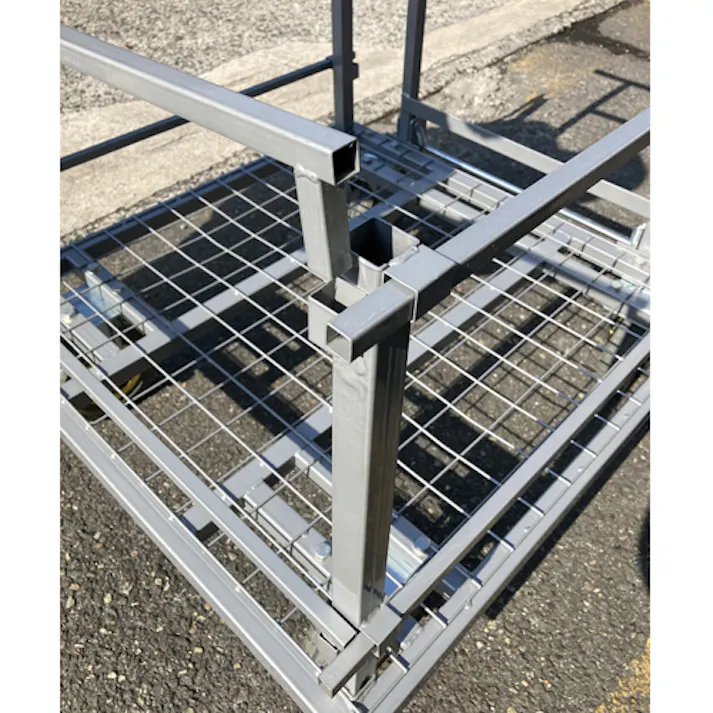 結一産業 一斗缶用運搬車(フレーム付) 600x850mm EA520DB-41 4550061881019【別送品】