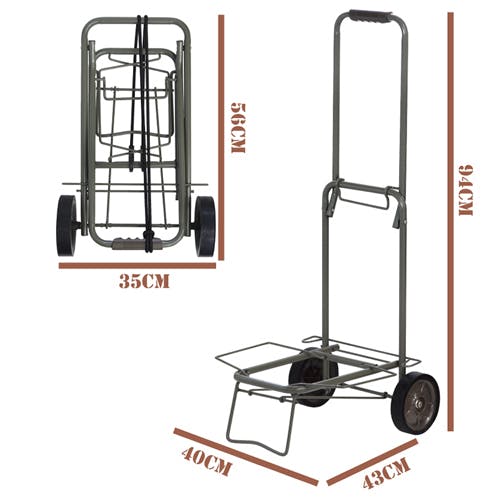 キャリーカート 400x940mm/35kg EA520ED-22B 4550061879535【別送品