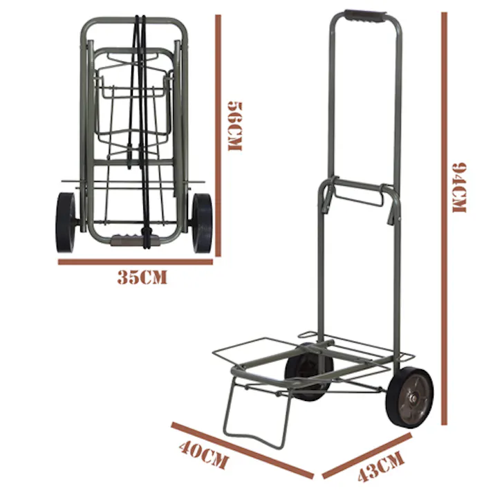 キャリーカート 400x940mm/35kg EA520ED-22B 4550061879535【別送品】