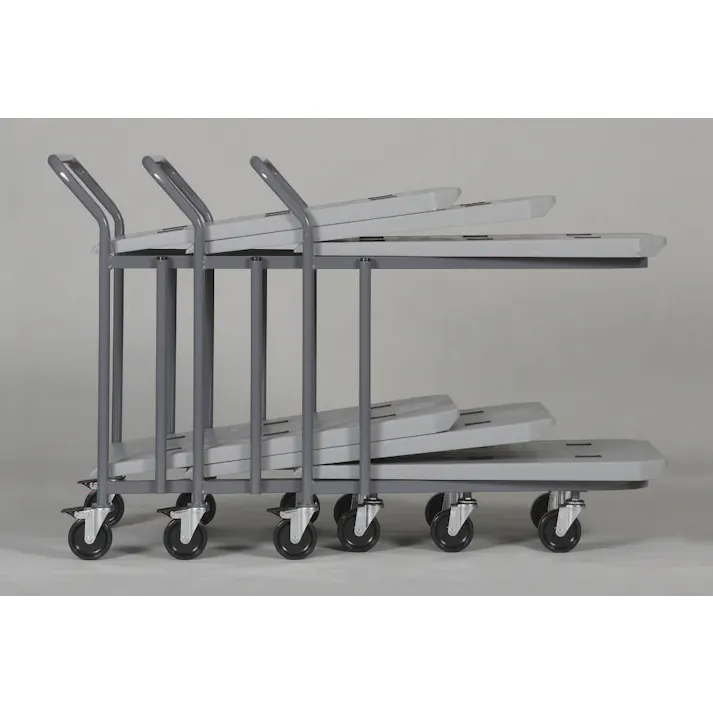 三甲(サンコー) 運搬車(二段式/プラスチック製) 810x480mm/200Kg EA520P-12 4548745344301【別送品】