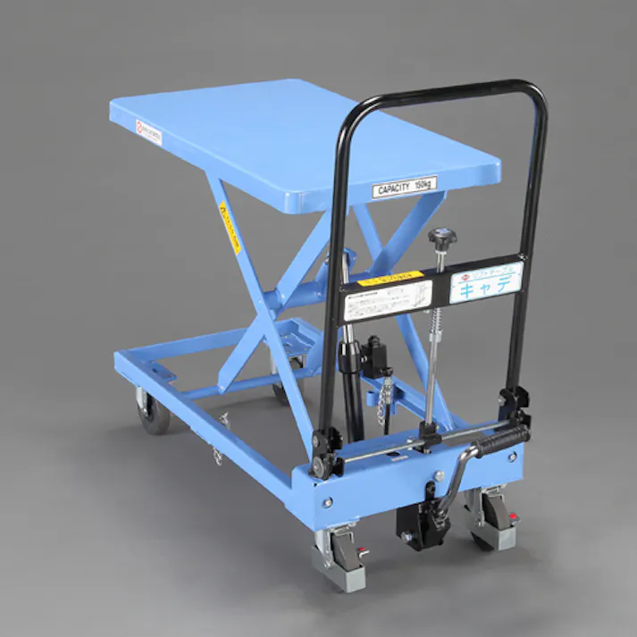 をくだ屋技研(O.P.K.) テーブルリフト 700x400mm/150kg EA520XH-2A 4550061425671【別送品】