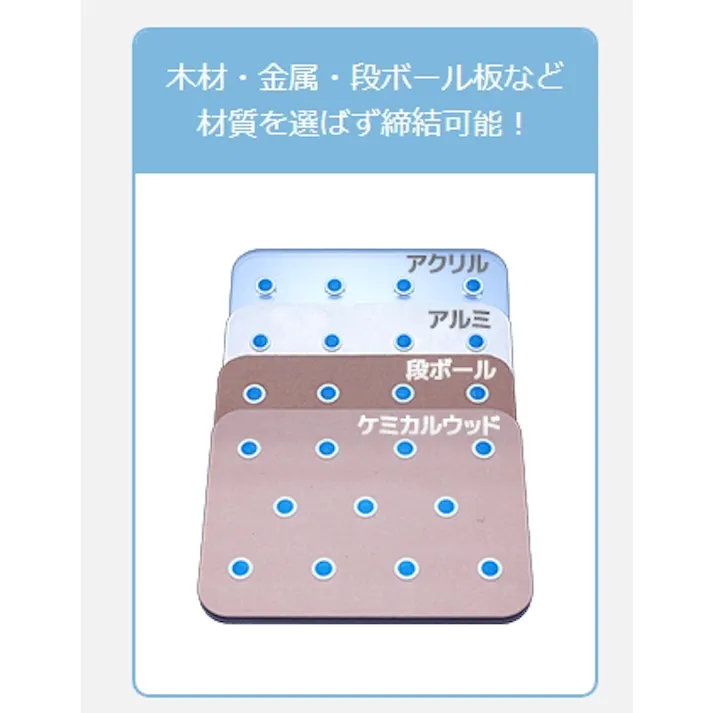 ワンプッシュリベット(パンロック/黒/10個) φ8.0mm/10mm EA527CA-22 4550061093009【別送品】