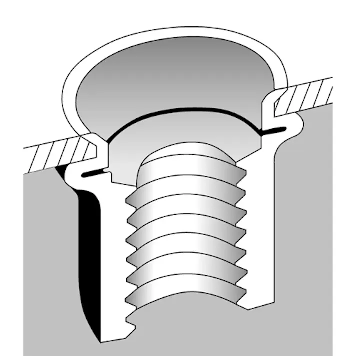 ロブテックス(ロブスター) かしめナット(スチール製/35個) M3 EA527NA-23 4550061872963【別送品】