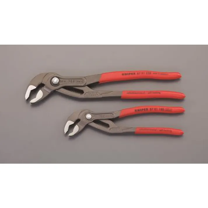 KNIPEX(クニペックス) 1・1/2”/180mm ウォーターポンププライヤー(グリップ付) プライヤー 4518340101326 EA531EG-1(CDC)【別送品】
