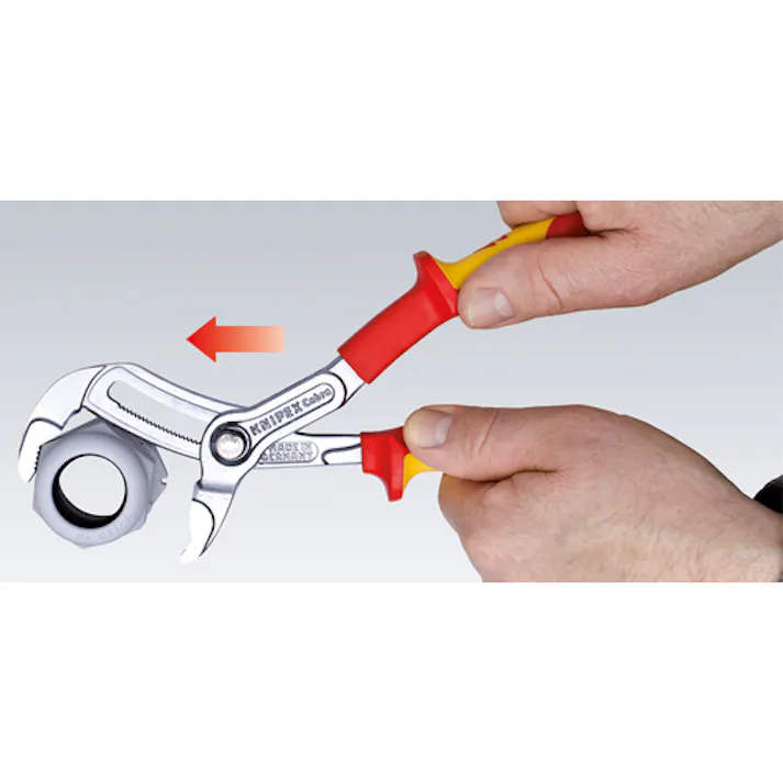 KNIPEX(クニペックス) ウォーターポンププライヤー(絶縁) 2”/250mm EA531EL-250 4548745347821【別送品】