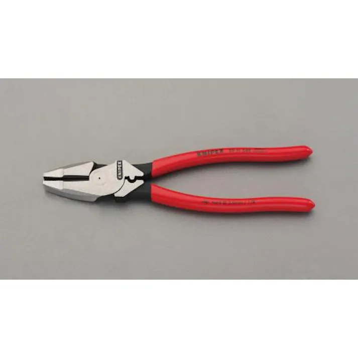 KNIPEX(クニペックス) 240mm 電工ペンチ(グリップ・圧着付/偏芯型) ペンチ・ラジオペンチ・プライヤー・ニッパー 4548745741377 EA534K-11(CDC)【別送品】