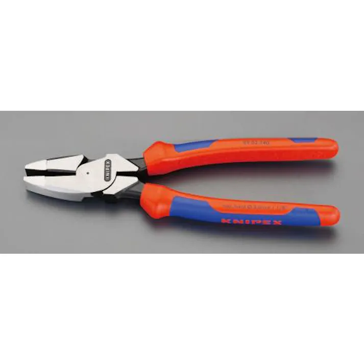 KNIPEX(クニペックス) 電工ペンチ(グリップ付/偏芯型) 240mm EA534K-2 4518340235595【別送品】