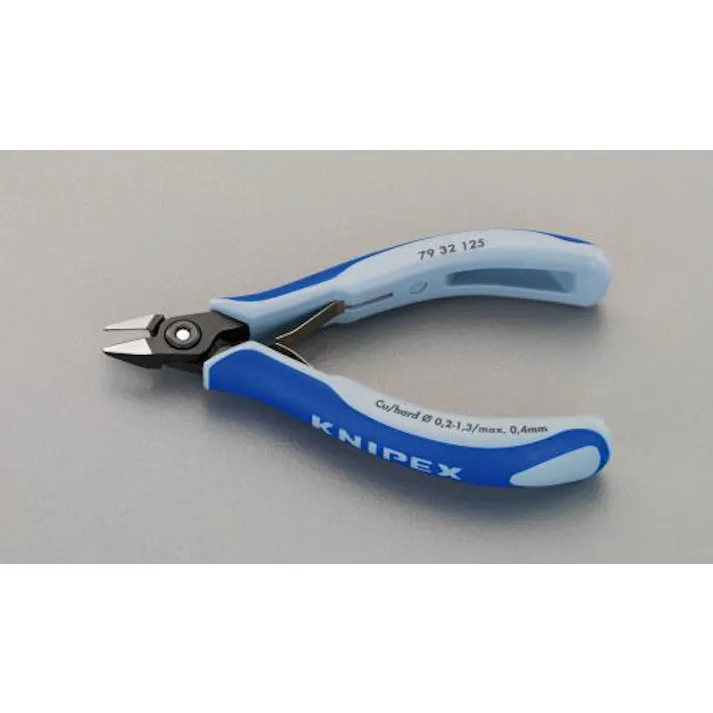 KNIPEX(クニペックス) 125mm 精密用ニッパー(グリップ・バネ付) 精密ニッパー 4548745188073 EA535KG-5(CDC)【別送品】