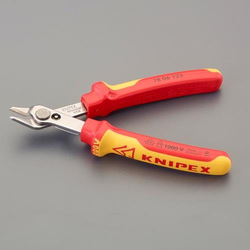 KNIPEX(クニペックス) 精密ニッパー・絶縁(グリップ付/ステンレス) 125mm EA536KG-41 4550061454558【別送品】