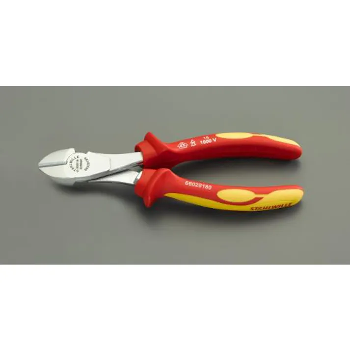 STAHLWILLE(スタビレー) 180mm 絶縁強力ニッパー 絶縁保護具・工具 4550061184059 EA536SW-12(CDC)【別送品】