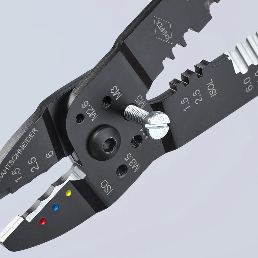 KNIPEX(クニペックス) 圧着ペンチ(絶縁・差込端子用) 0.75-6.0平方