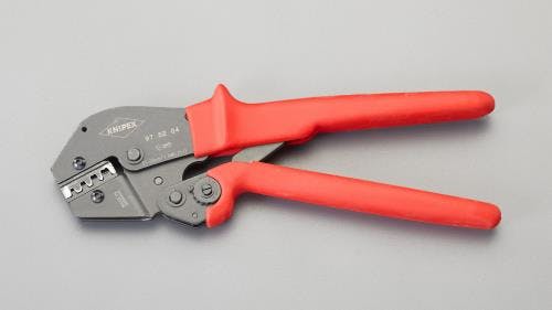 KNIPEX(クニペックス) 圧着ペンチ(差込端子用) 0.1-2.5平方ミリメートル EA538KG-4 4518340547995【別送品】