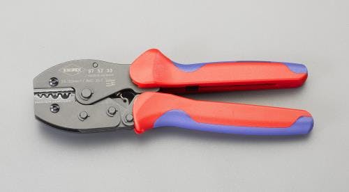KNIPEX(クニペックス) 圧着ペンチ(裸端子用) 0.5-10平方ミリメートル EA538KH-12 4518340783294【別送品】