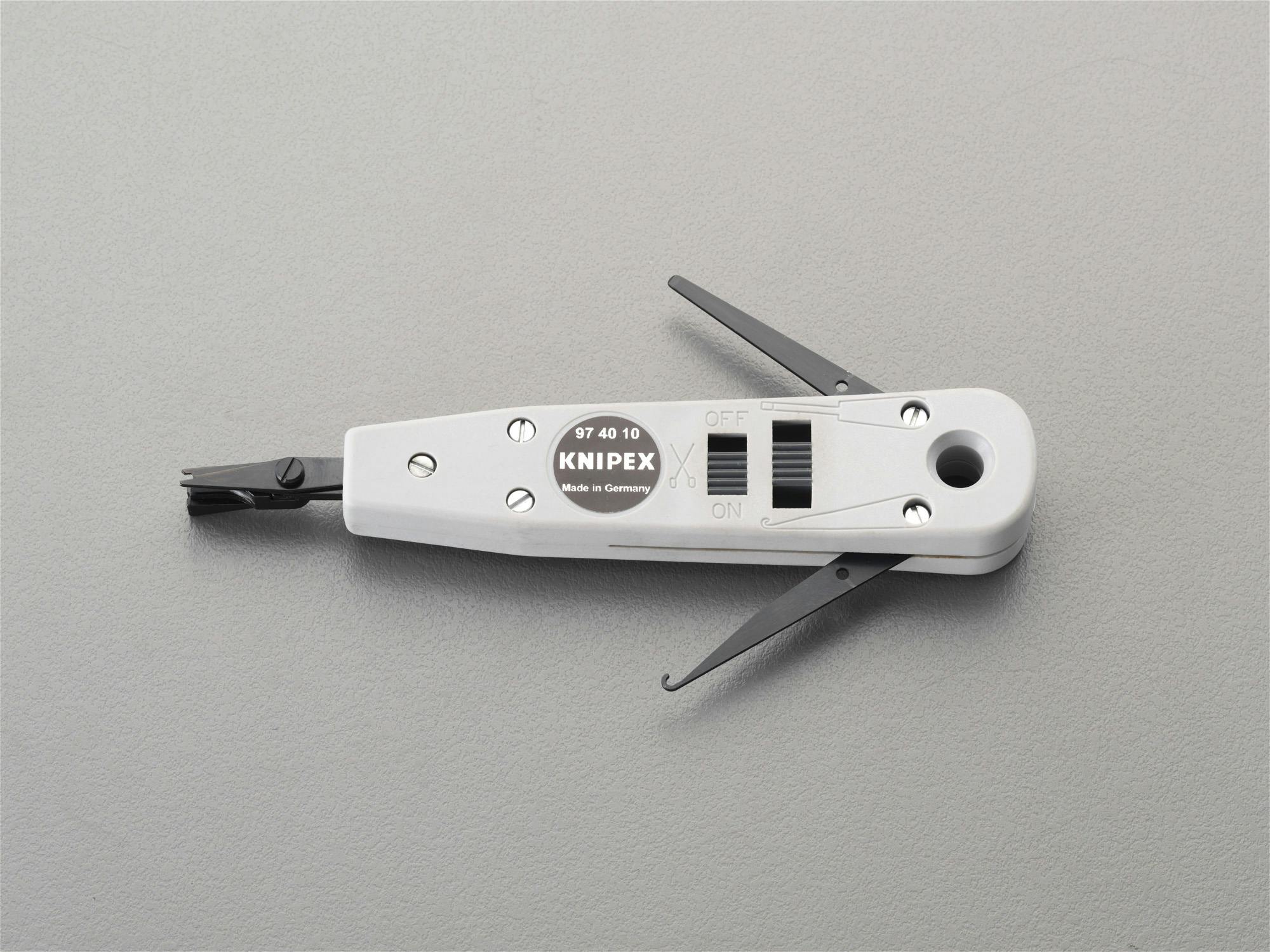 【新品】KNIPEX（クニペックス）9740-10 LSA-PLUS端子用インサートツール 9740-10 LSA-PLUS端子用インサートツール 1丁 KNIPEX