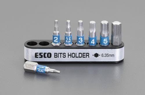 Wera ドライバービット(ステンレス製) [Hex] 1.5-6.0/7本組 EA611AJ-22 4548745580778【別送品】