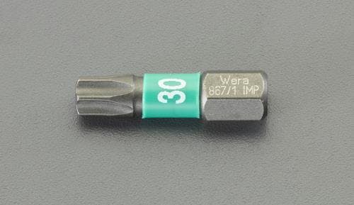 Wera ドライバービット(インパクト用) [Torx] T30x25mm EA611MD-30 4548745591620【別送品】