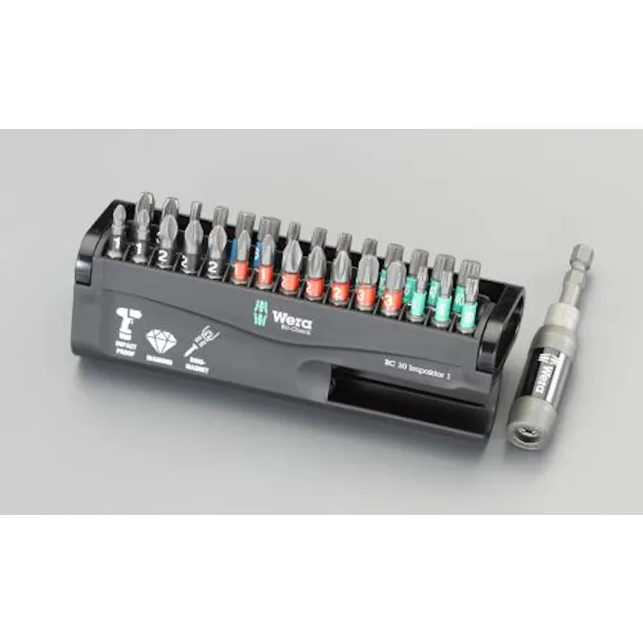 Wera 30本組 ドライバービット(インパクト用) ねじ回し・ナット回し工具 4548745713695 EA611MW-1(CDC)【別送品】