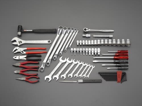 TONE 工具セット [65個組] EA612SC-28 4548745160802【別送品】