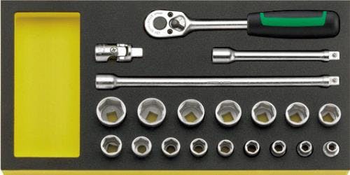 STAHLWILLE(スタビレー) ソケットレンチセット 3/8”DR EA612TA-17