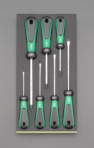 STAHLWILLE(スタビレー) ドライバーセット [+-] 7本組 EA612TA-34 4550061040935【別送品】