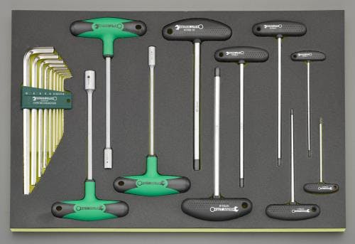 STAHLWILLE(スタビレー) 六角レンチセット 19本組 EA612TC-6 4550061043981【別送品】