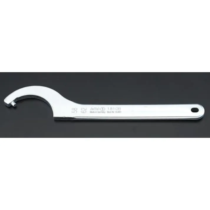 ESCO 20- 22mm フックレンチ(ピン型・メッキ付) Uナット、フックレンチ、ピン型ヒンジレンチ、四角ソケット・キーレンチ 4518340826106 EA613XM-2(CDC)【別送品】