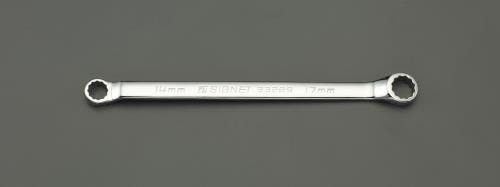 SIGNET(シグネット) 両口めがねレンチ(コンパクトタイプ) 22x24mm EA616BG-38 4550061147863【別送品】