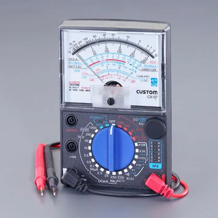 カスタム(CUSTOM) アナログマルチテスター 電気計測 4550061985687 EA707BA-5(CDC)【別送品】