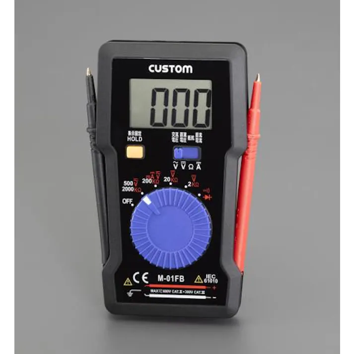 カスタム(CUSTOM) ポケットデジタルテスター EA707BB-12 4550061182147【別送品】