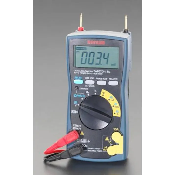 三和電気計器(sanwa) デジタルマルチメーター 電気計測 4518340643444 EA707D-15A(CDC)【別送品】