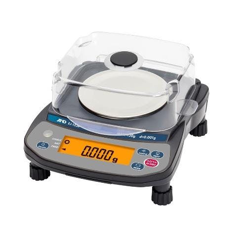 天秤ばかり★２㎏用 新光電子㈱ 新光電子(VIBRA)分析天秤 HTG124R：校正分銅内蔵型