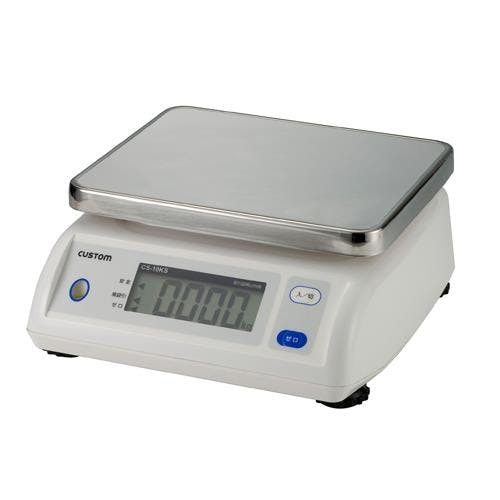 カスタム(CUSTOM) デジタルはかり(ステンレス皿) 10kg(5g) EA715CB-44 4550061990568【別送品】