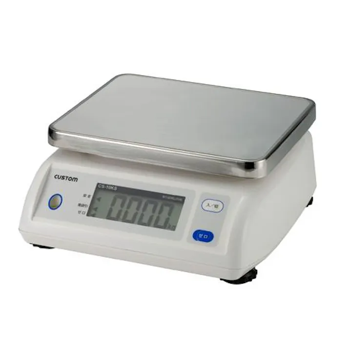 カスタム(CUSTOM) デジタルはかり(ステンレス皿) 10kg(5g) EA715CB-44 4550061990568【別送品】