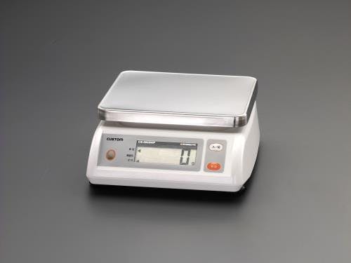 カスタム(CUSTOM) 防水型デジタルはかり 10kg(0.005kg) EA715CB-8 4548745932287【別送品】